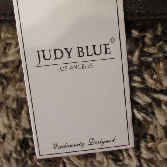 Judy Blue Pants Women's 15/32 Brown Espresso Straight Leg Faux Leather - Picture 6 of 12